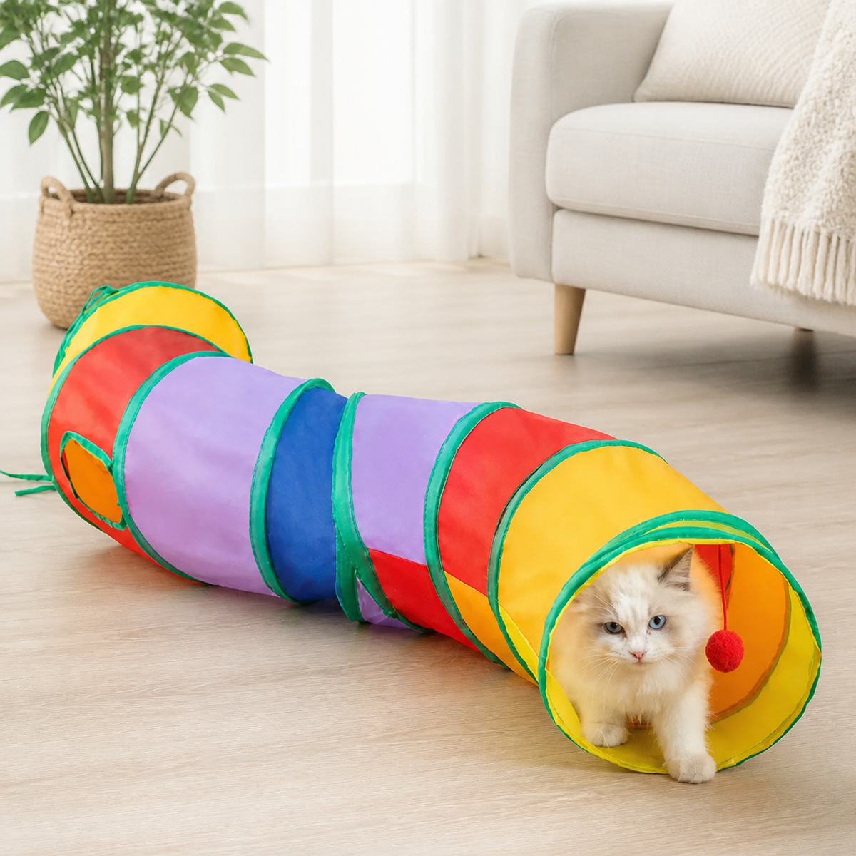 PouncePath Foldable Cat Play Tunnel product image 2