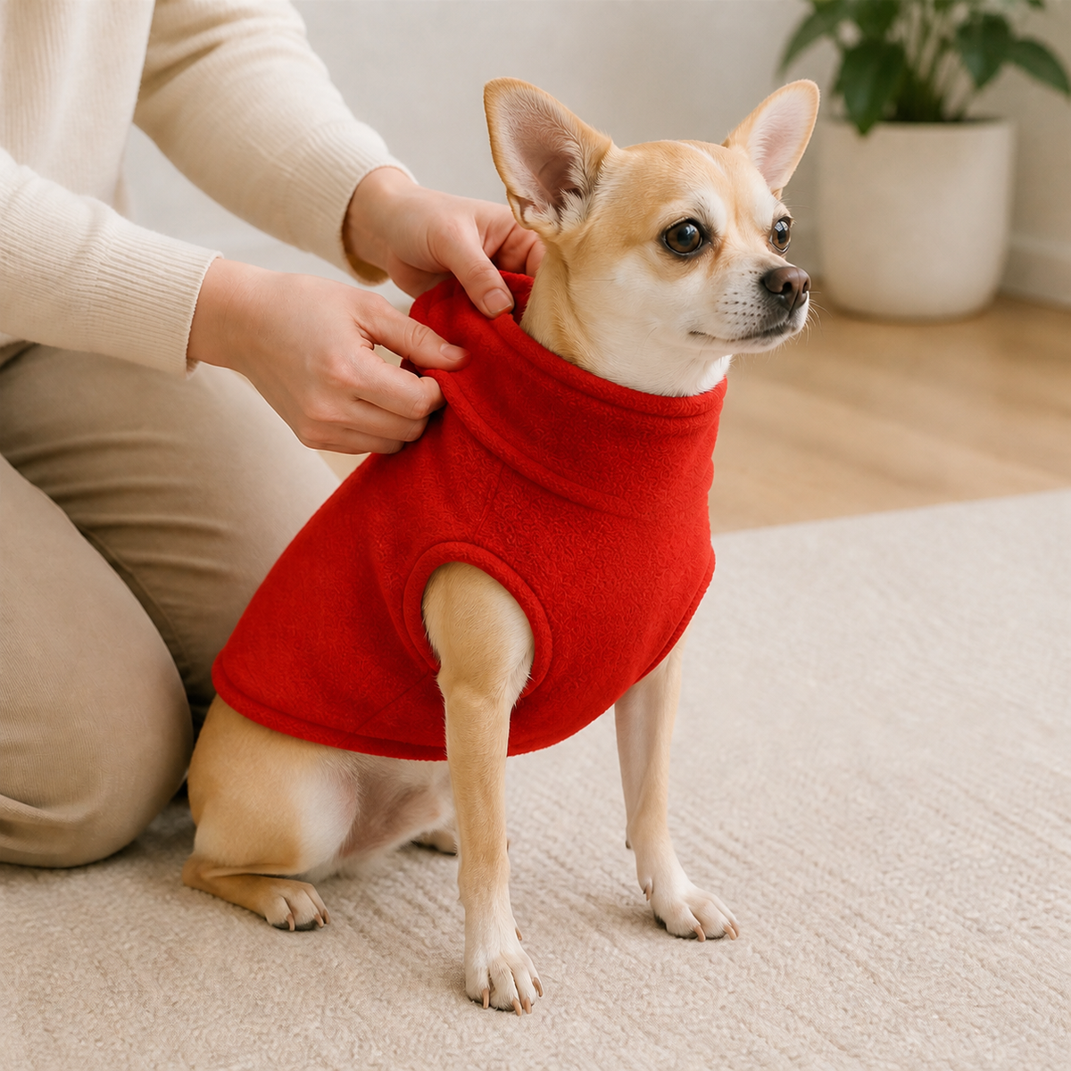 CozyTrail Stretch Fleece Dog Vest product image 5