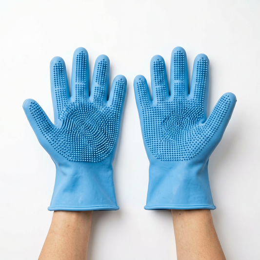 Soft-Touch Pet Grooming Glove™ | Gentle Deshedding & Massage Care for Dogs & Cats