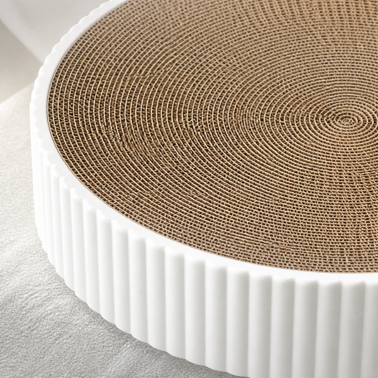 NestScratch Round Cardboard Cat Scratcher Bed product image 3