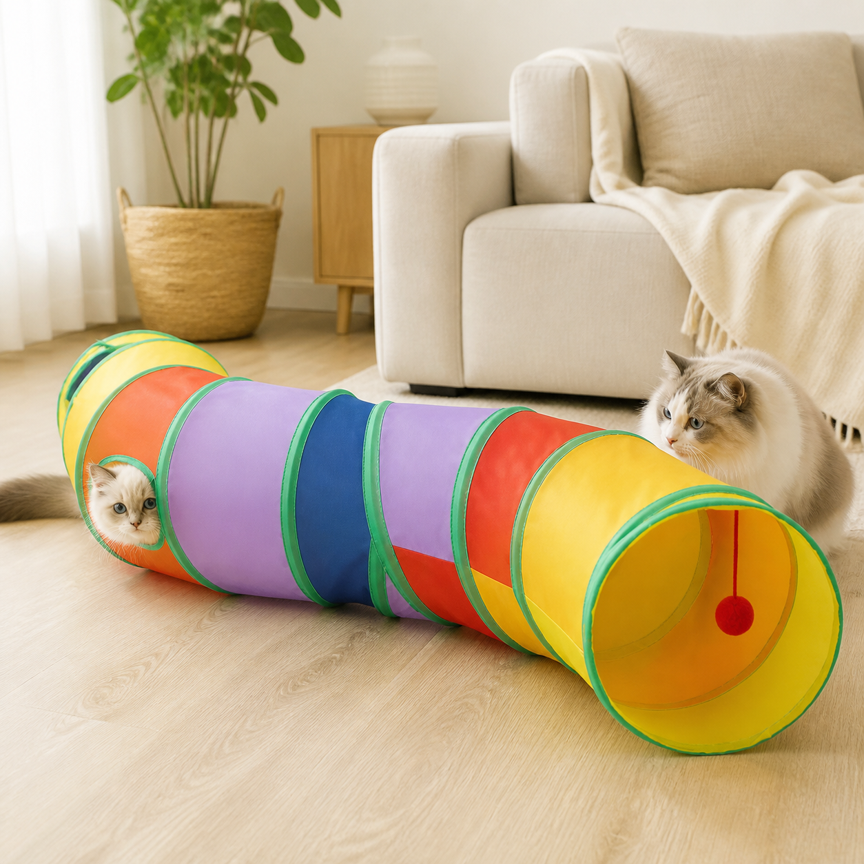 PouncePath Foldable Cat Play Tunnel product image 5