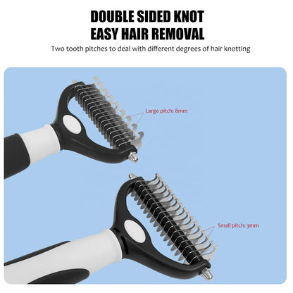 MorrowPaws DualCare Double-Sided Dematting Rake product image 2