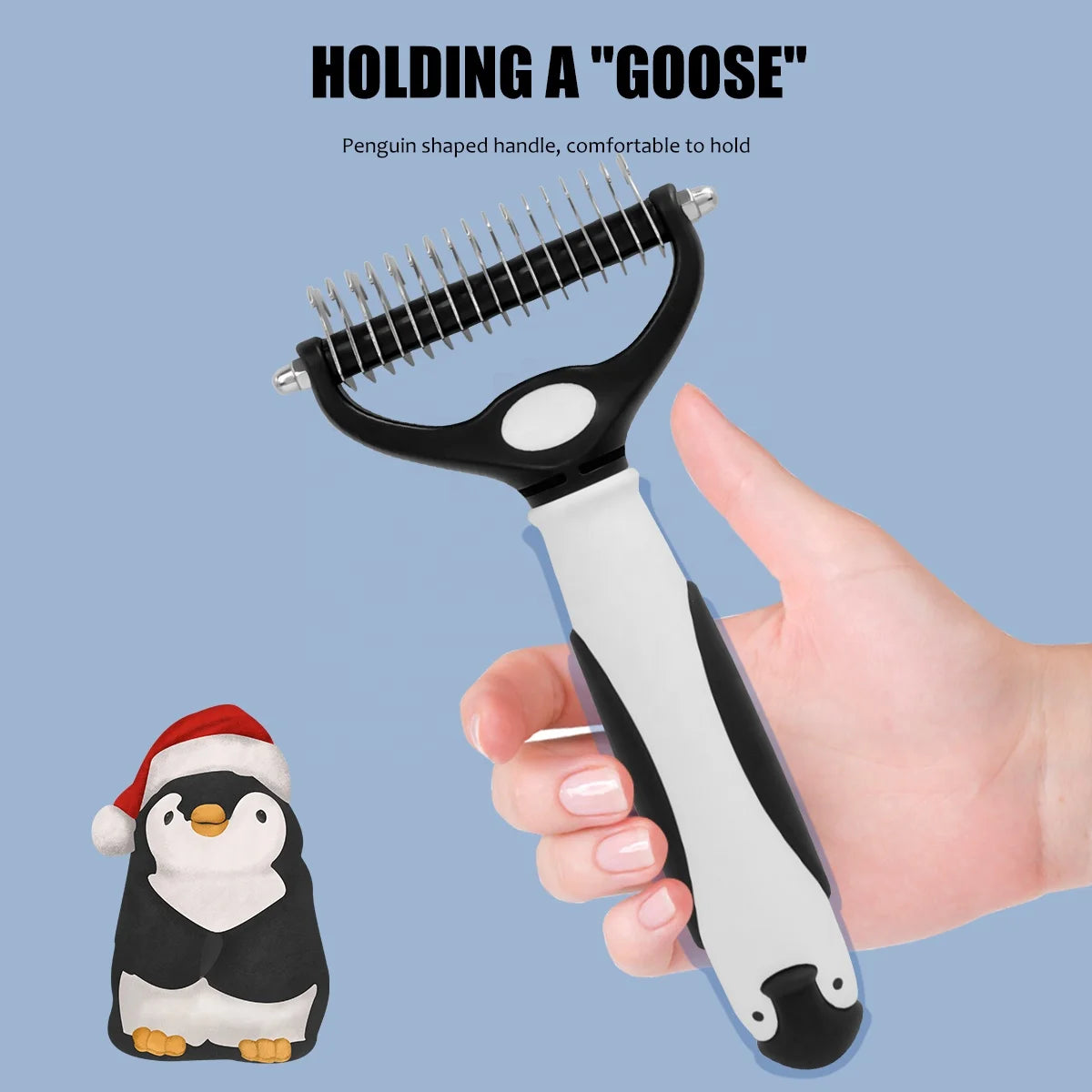 MorrowPaws DualCare Double-Sided Dematting Rake product image 5