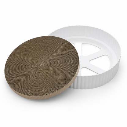 NestScratch Round Cardboard Cat Scratcher Bed product image 4