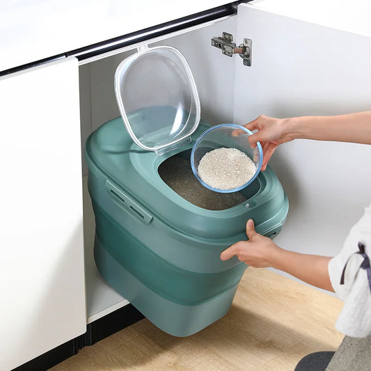 FoldAway Rolling Pet Food Storage Bin — image 1