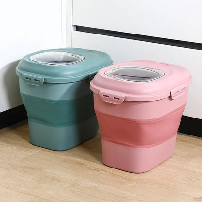 FoldAway Rolling Pet Food Storage Bin — image 5