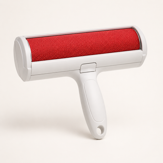 White and red FurLift Pro reusable pet hair remover roller