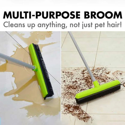 FurSweep Telescopic Pet Hair Rubber Broom — image 2