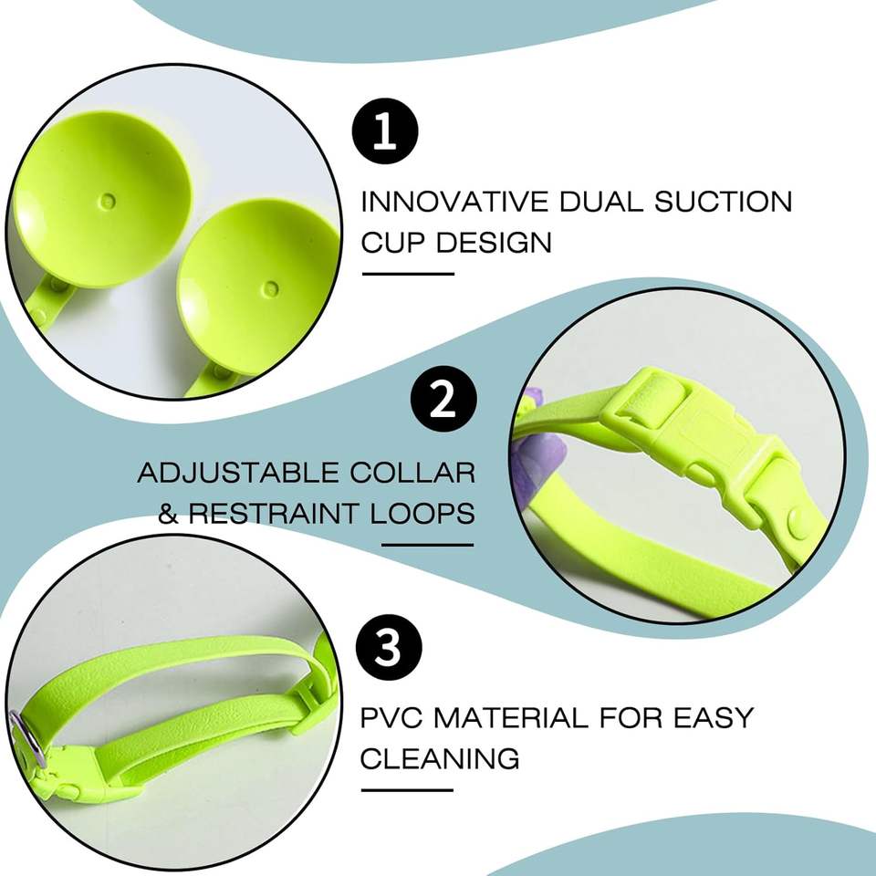 BathAnchor Dual-Suction Pet Grooming Tether — image 3