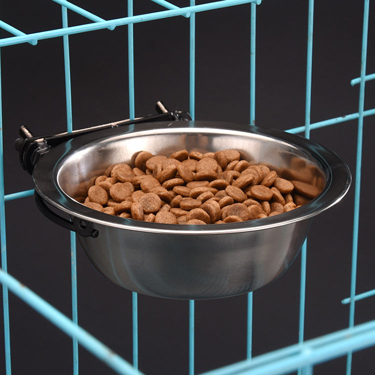 CrateServe Stainless Hanging Pet Bowls — 2 Pack — image 2