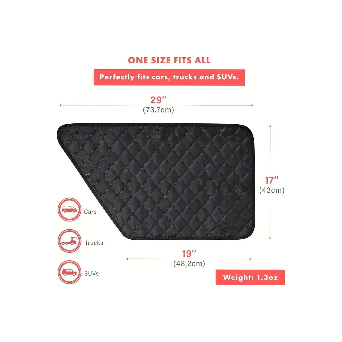 DoorGuard Quilted Pet Car Door Protectors – 2 Pack – product image 2