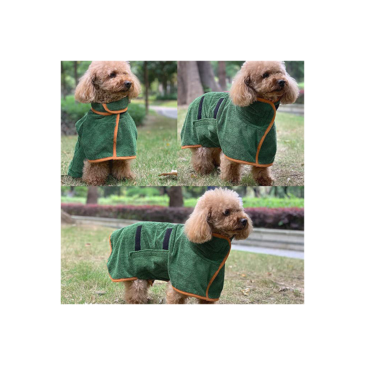 DryWrap Microfiber Dog Bathrobe – product image 2