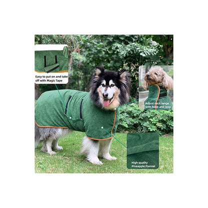 DryWrap Microfiber Dog Bathrobe – product image 4
