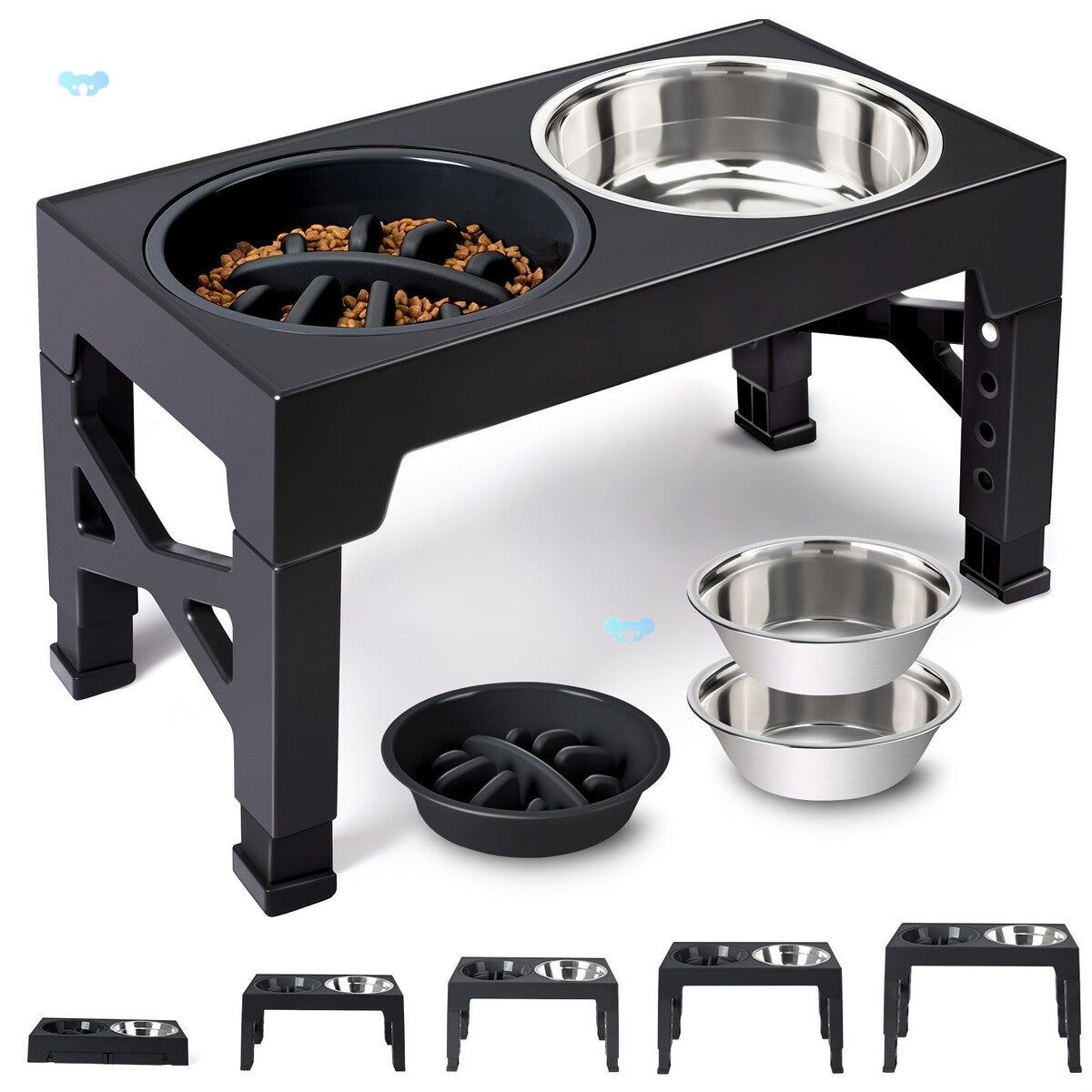 LiftBowl Adjustable Elevated Feeding Station – product image 2