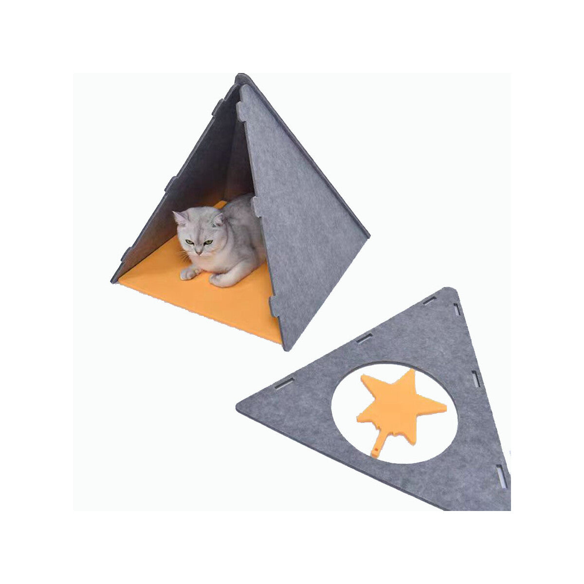 HideAway Felt Cat Tent – product image 4