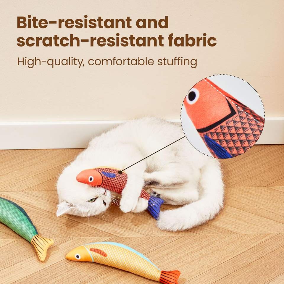 KickRustle Crinkle Cat Kicker Toys — 3 Pack — image 5
