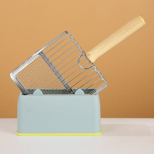 ScoopDock Stainless Cat Litter Scoop & Stand — image 1