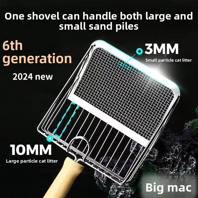 ScoopDock Stainless Cat Litter Scoop & Stand — image 2