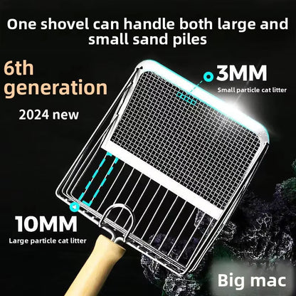 ScoopDock Stainless Cat Litter Scoop & Stand — image 2