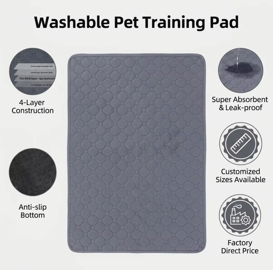 FloorGuard Washable Pet Training Pads — 2 Pack, 70 × 50 cm — image 1