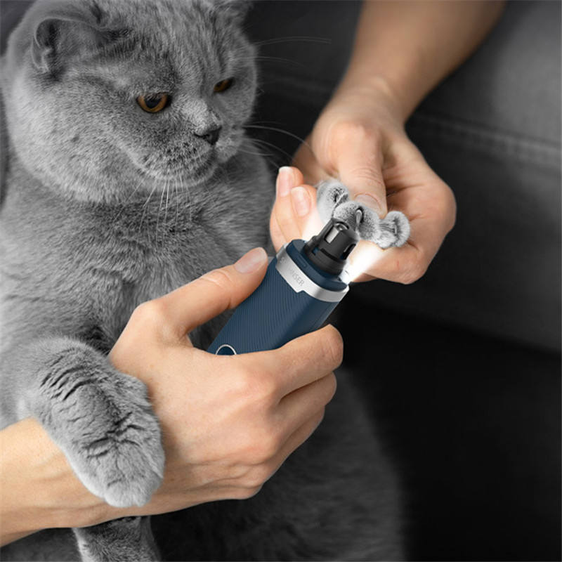 Pet nail grinder shown from another angle