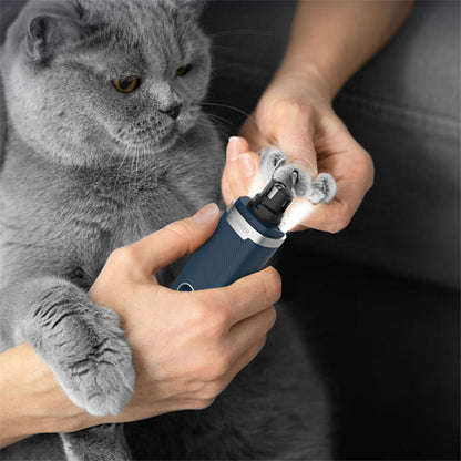 Pet nail grinder shown from another angle