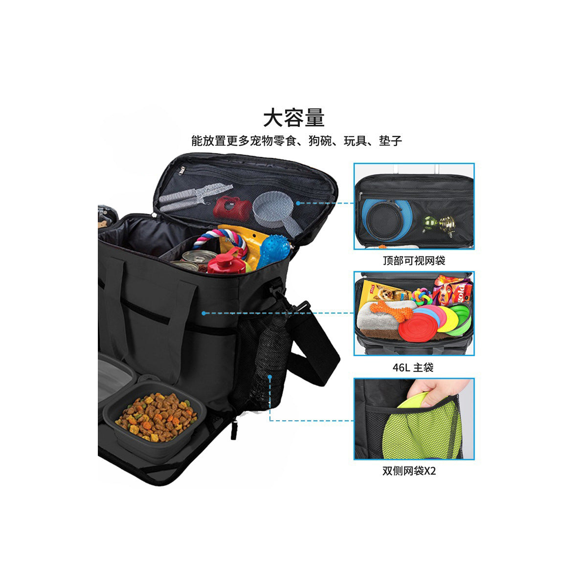 RoadMeal Pet Travel Food Organizer – product image 3