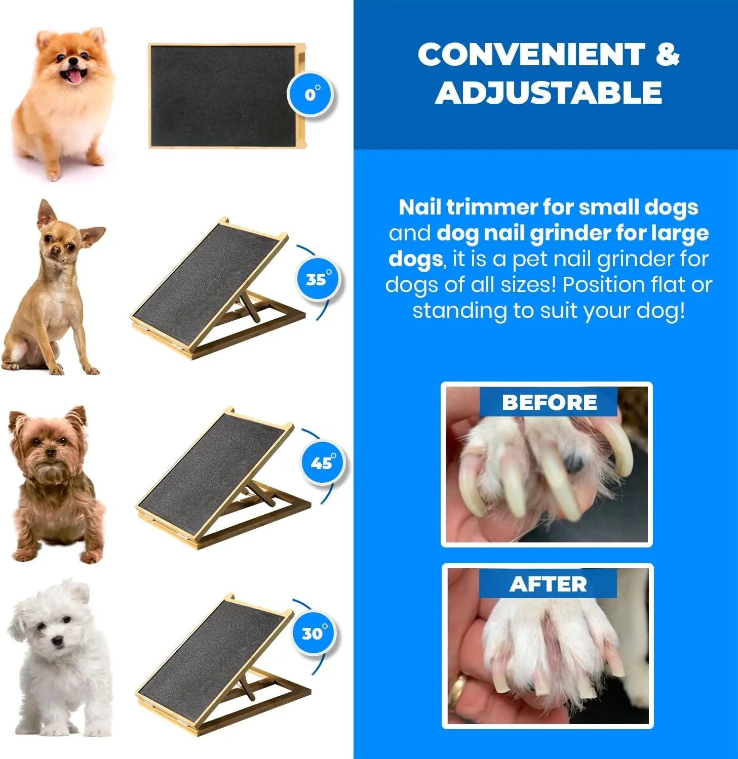 PawFile Adjustable Dog Nail Scratch Board — image 4