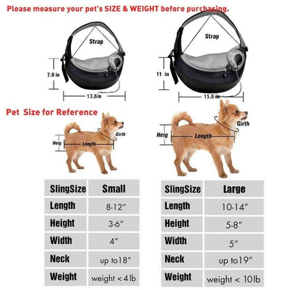 CloseCarry Breathable Pet Sling Carrier — Small Pets Under 10 lb — image 2