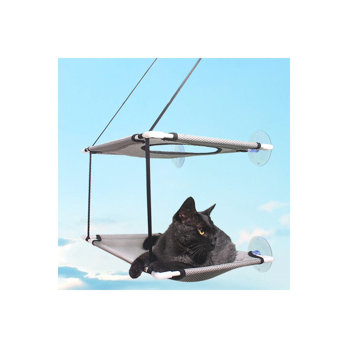 SunSeat Double-Tier Cat Window Perch – product image 1