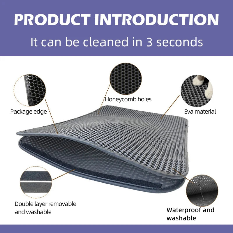 MorrowPaws LitterLock Double-Layer Cat Litter Mat product image 2