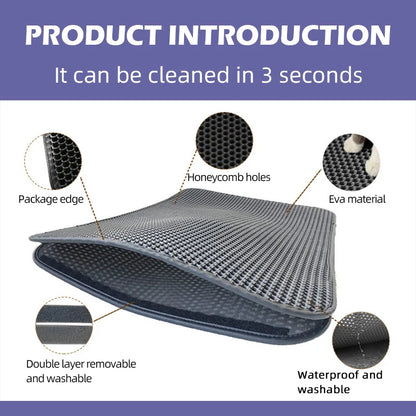 MorrowPaws LitterLock Double-Layer Cat Litter Mat product image 2