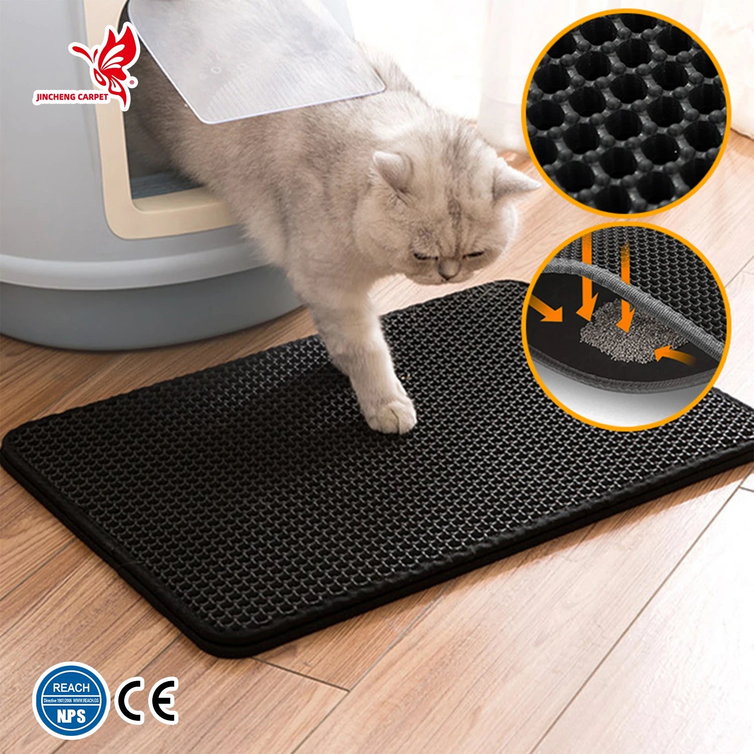 MorrowPaws LitterLock Double-Layer Cat Litter Mat product image 5