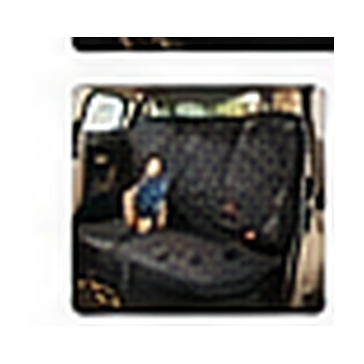 Car Back Seat Protector installed in vehicle