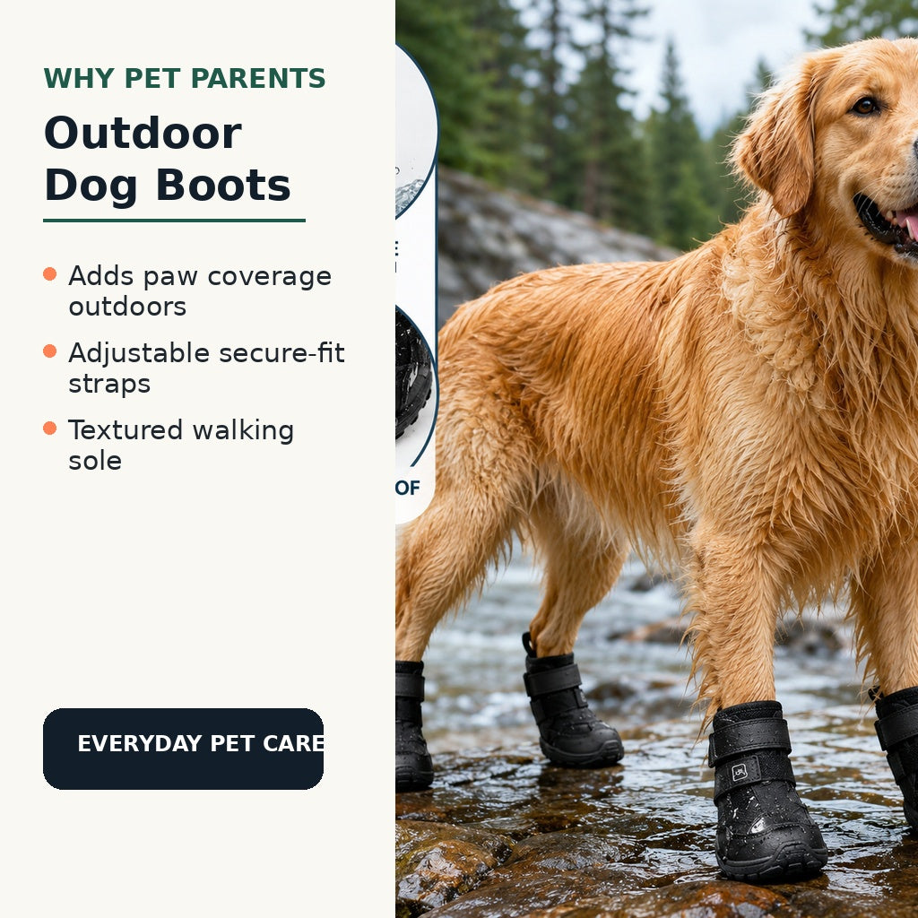 Outdoor dog boots benefits