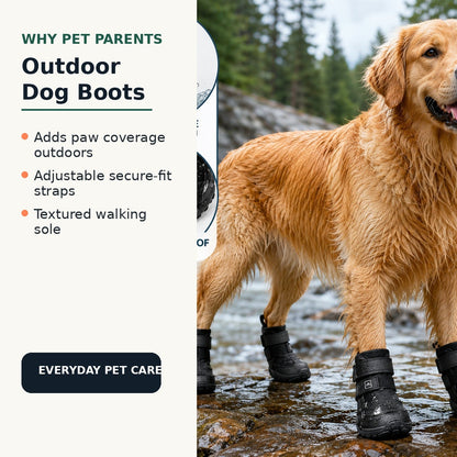 Outdoor dog boots benefits