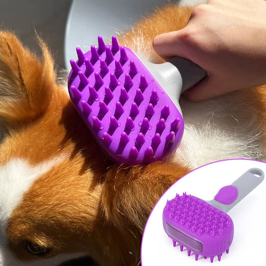 MorrowPaws SoftWash Shampoo-Dispensing Bath Brush product image 1
