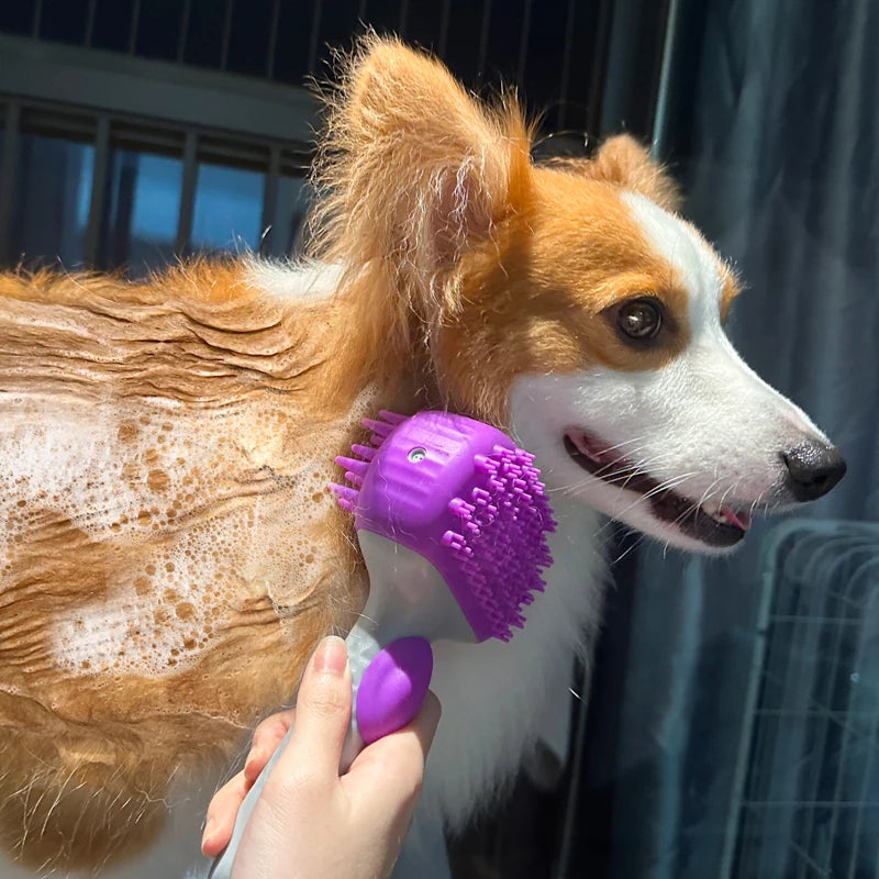 MorrowPaws SoftWash Shampoo-Dispensing Bath Brush product image 2